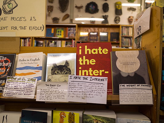 I Hate the Internet at Green Apple Books in San Francisco.
